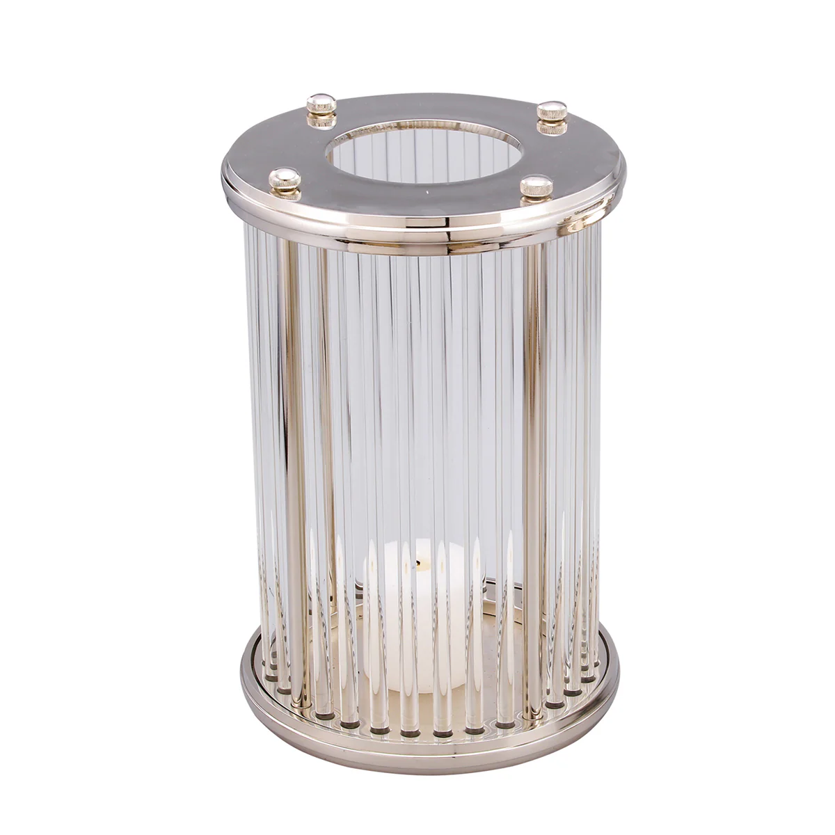 Liang & Eimil Hurricane Candle Holder Nickel Large