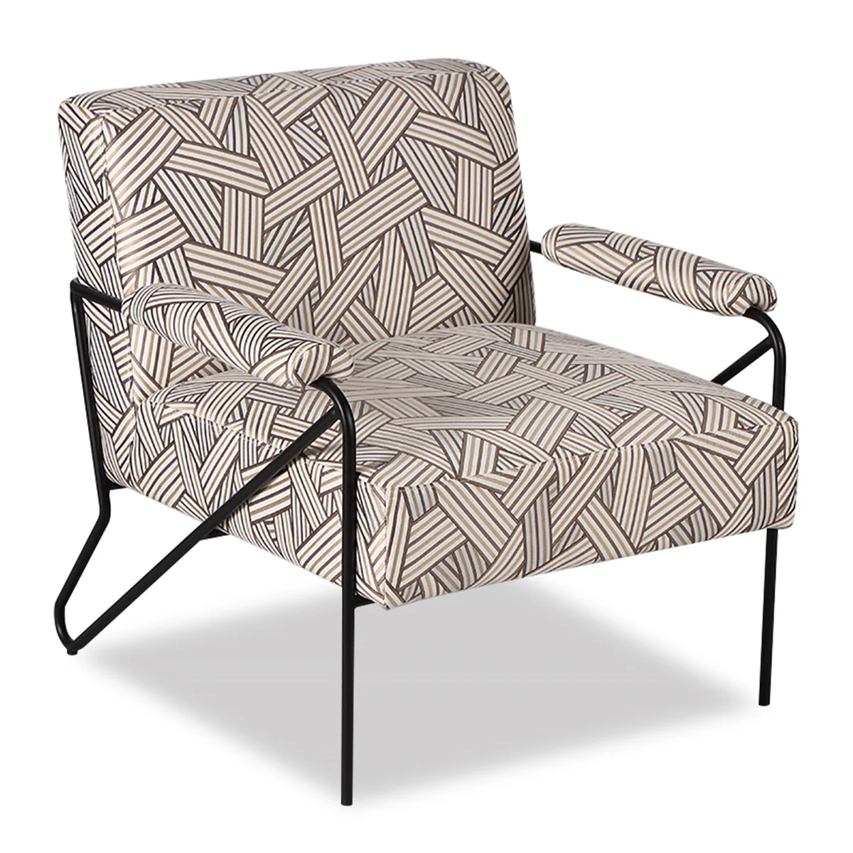 Liang & Eimil Kemper Occasional Chair in Geo Beige - Image 2