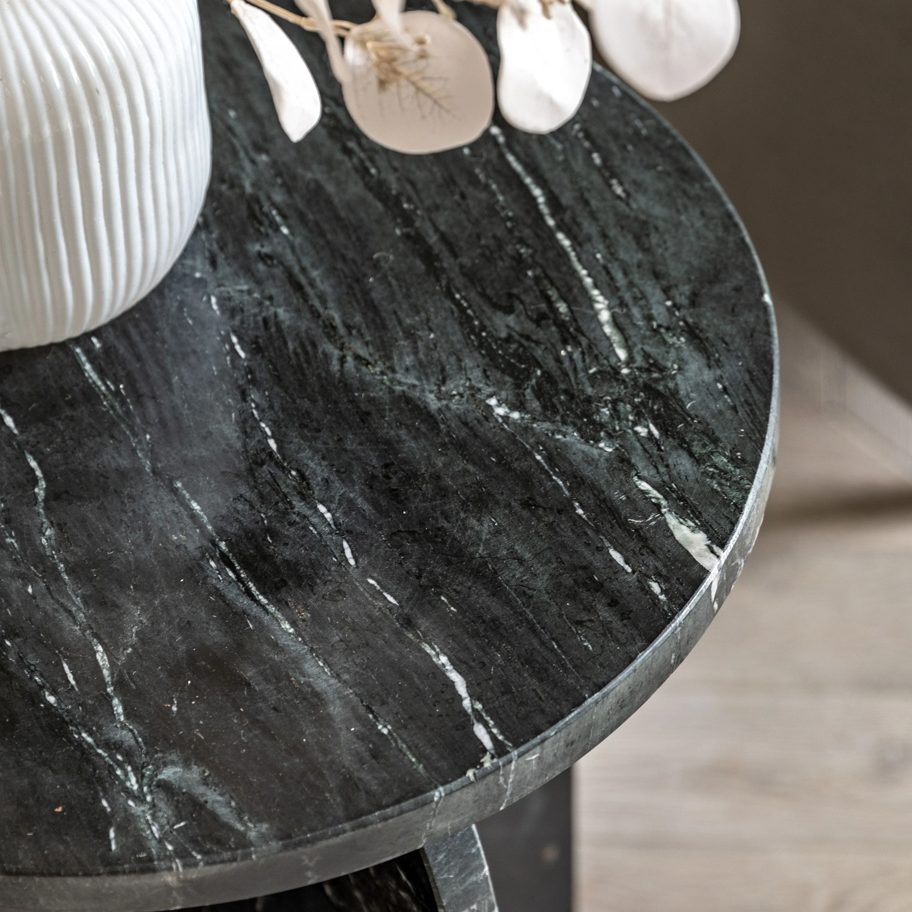 Corbin Side Table – Black Marble - Image 6