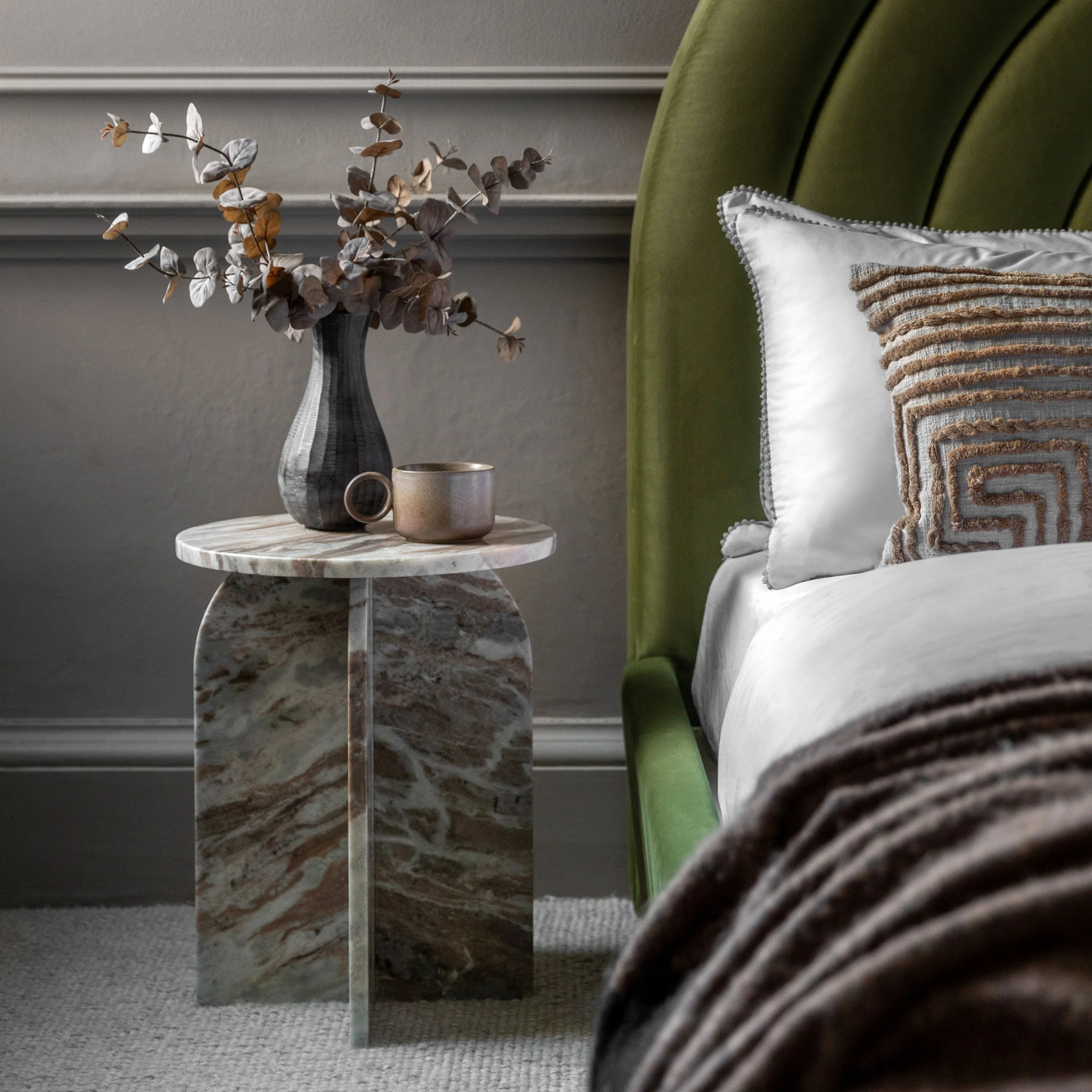 Corbin Side Table – Natural Marble - Image 7