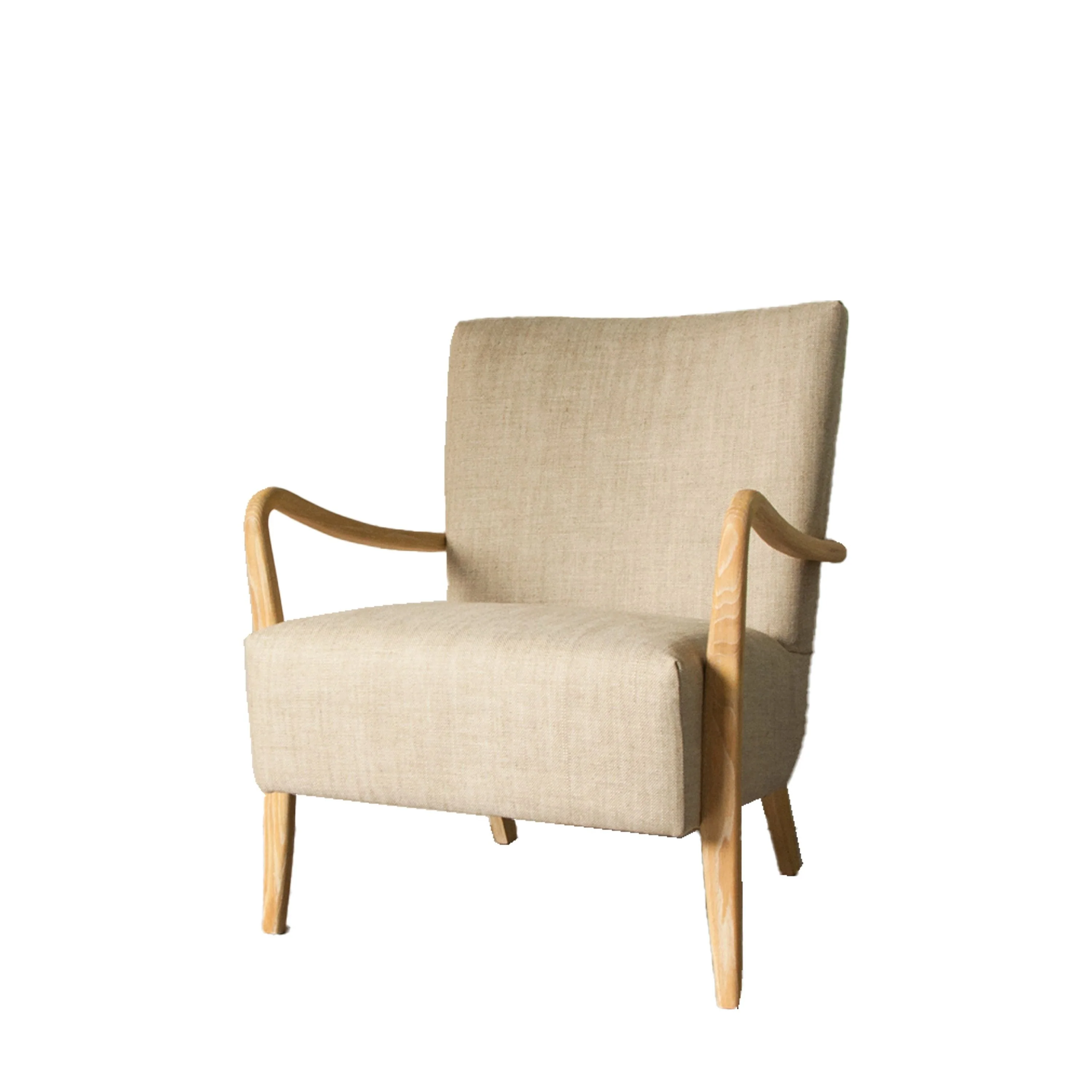 Cordova Armchair – Natural Linen - Image 2