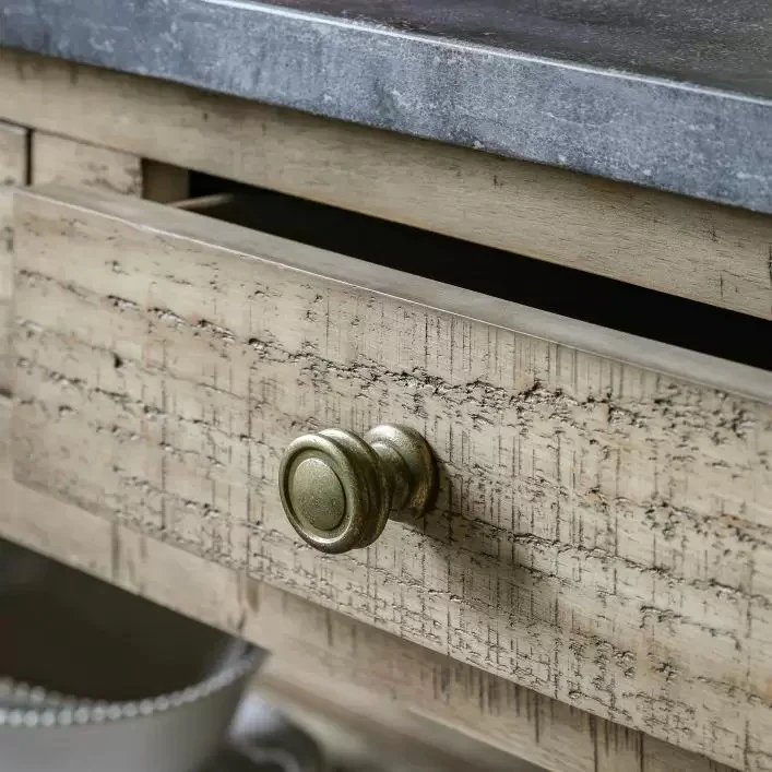 Daria Farmhouse-style Console Table - Image 3