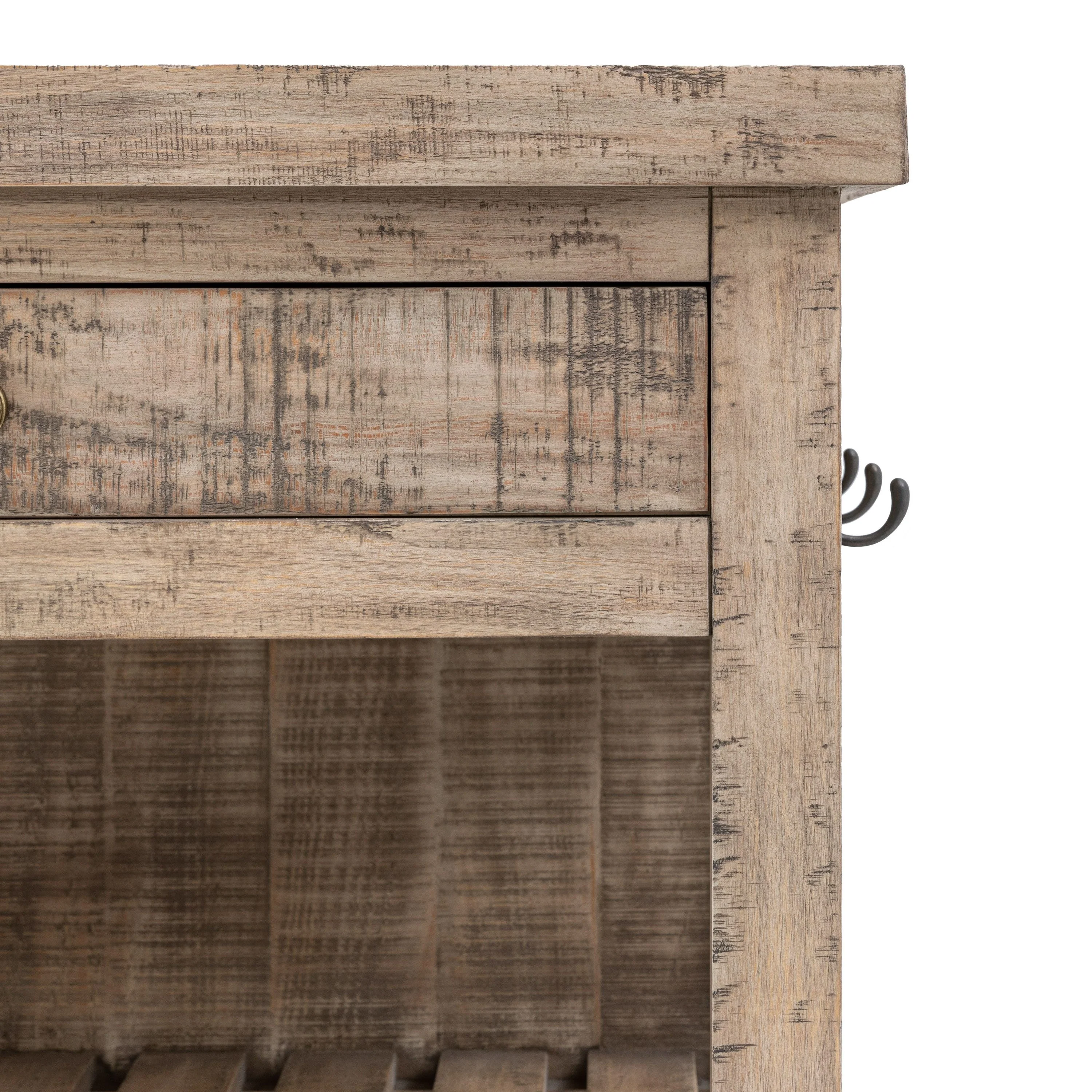 Daria Farmhouse-Style Kitchen Island – Large - Image 6