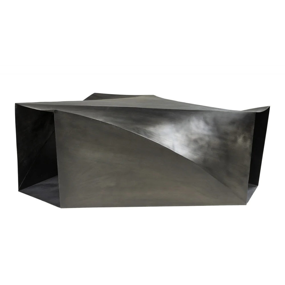 Desira Coffee Table in Gun Metal Steel - Image 2