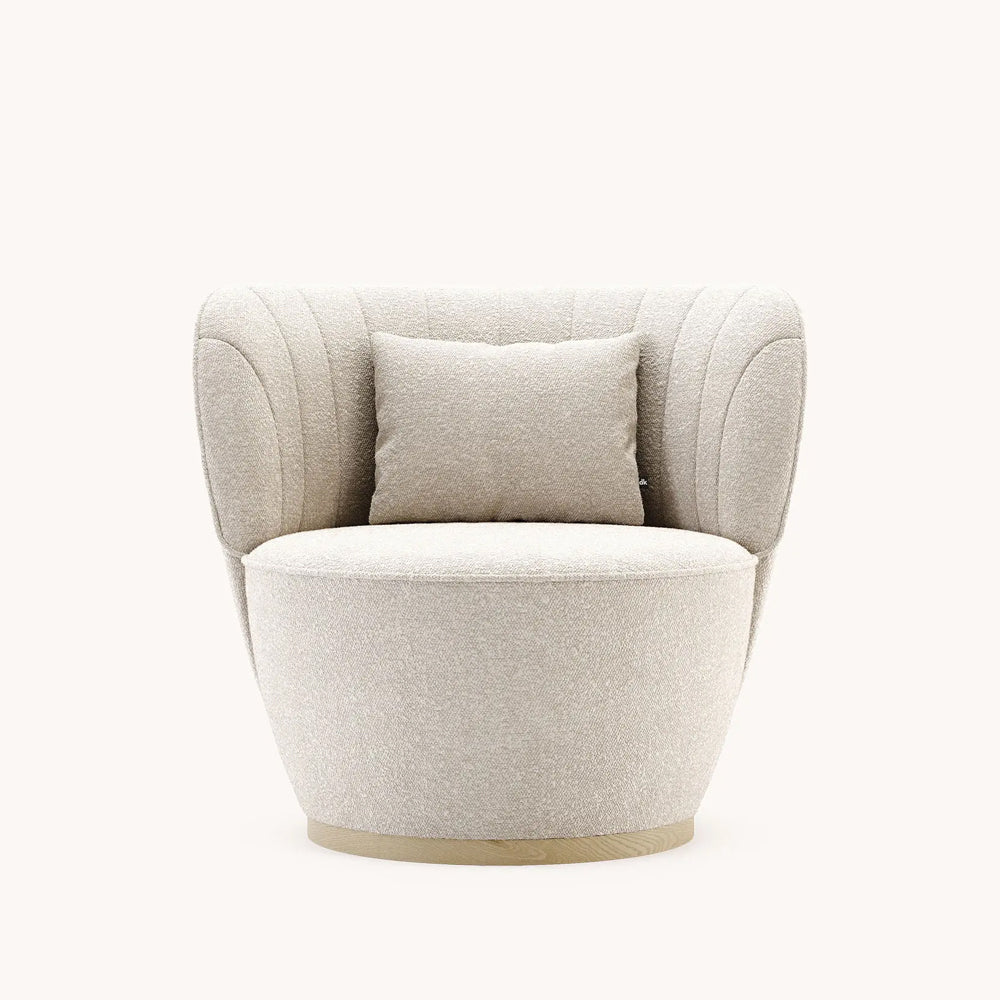 Domkapa Pearl Armchair in Columbia Nata and Natural Ash
