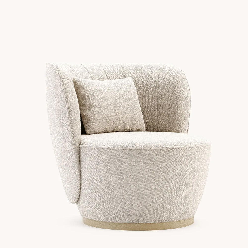 Domkapa Pearl Armchair in Columbia Nata and Natural Ash - Image 4