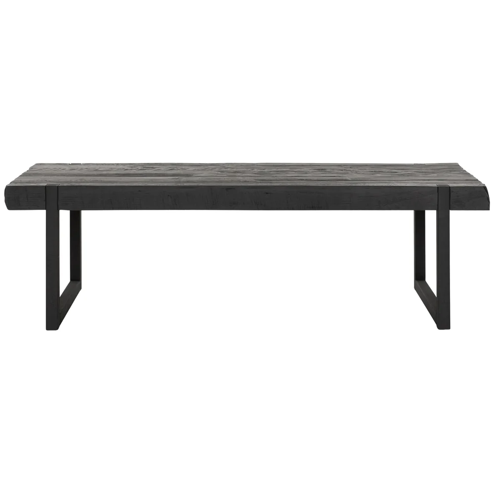 DTP Home Beam Coffee Table with Black Finish – 120cm – Excess Stock