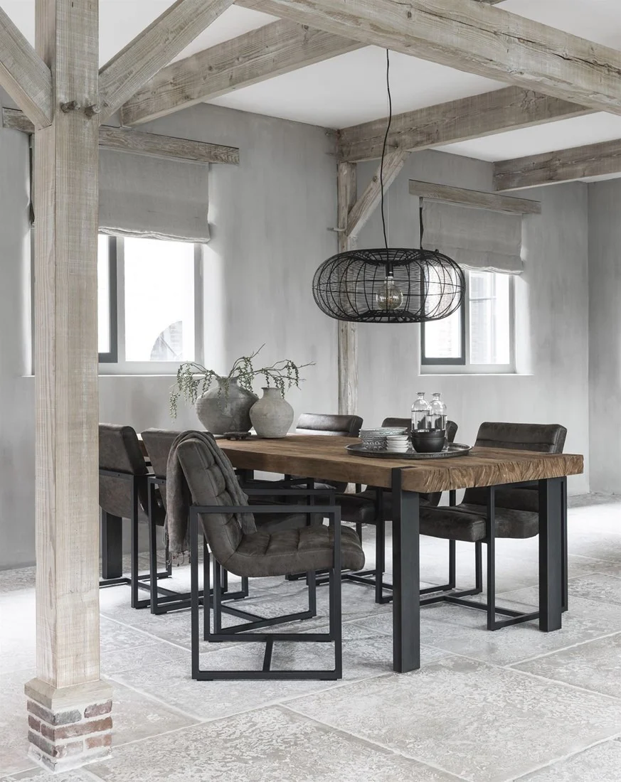 DTP Home Beam Dining Table with Natural Finish – 250cm - Image 4