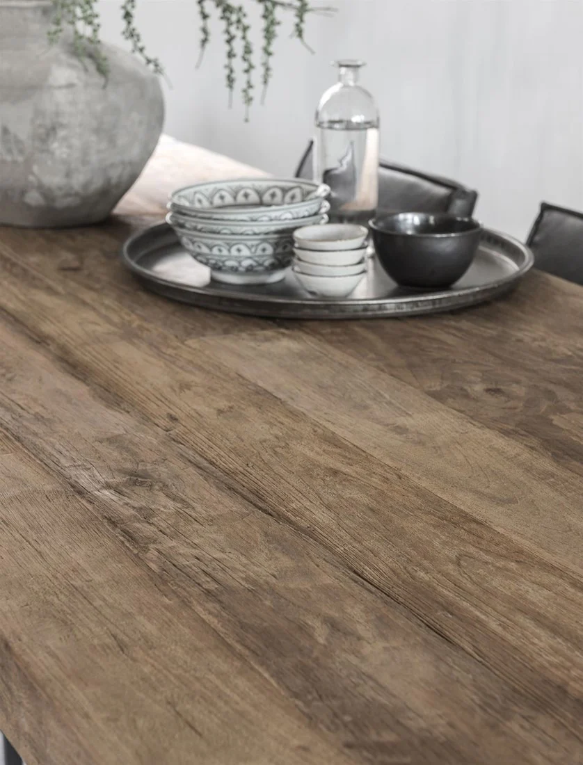 DTP Home Beam Dining Table with Natural Finish – 250cm - Image 5