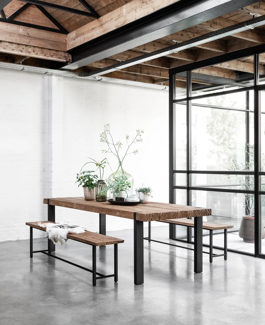 DTP Home Beam Dining Table with Natural Finish – 275cm - Image 6