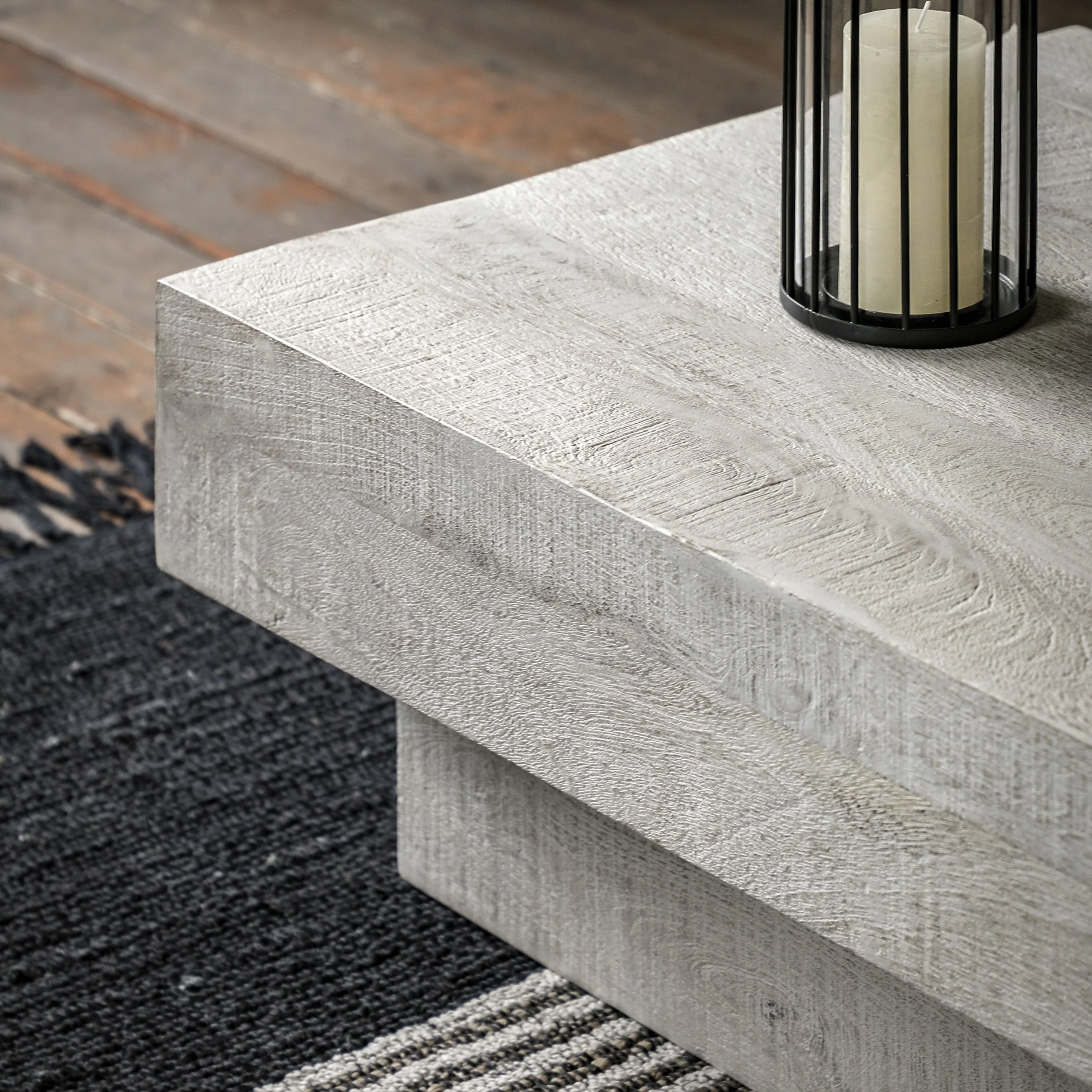 Easton Coffee Table – Whitewash - Image 5
