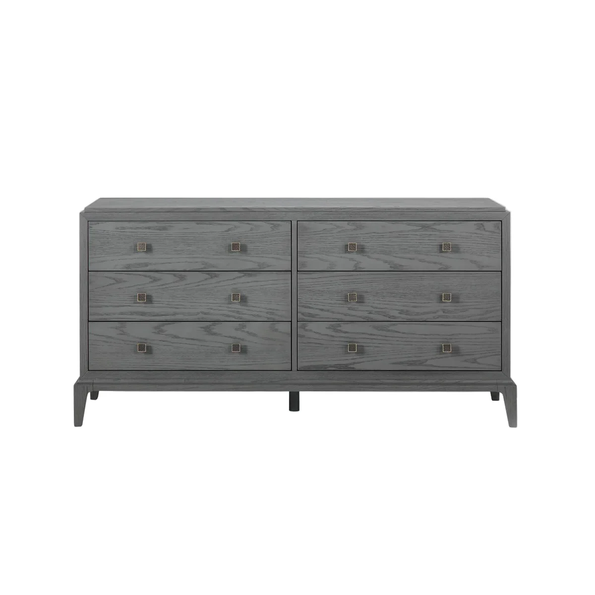 Eccotrading Astoria 6 Drawer Chest – Graphite Grey