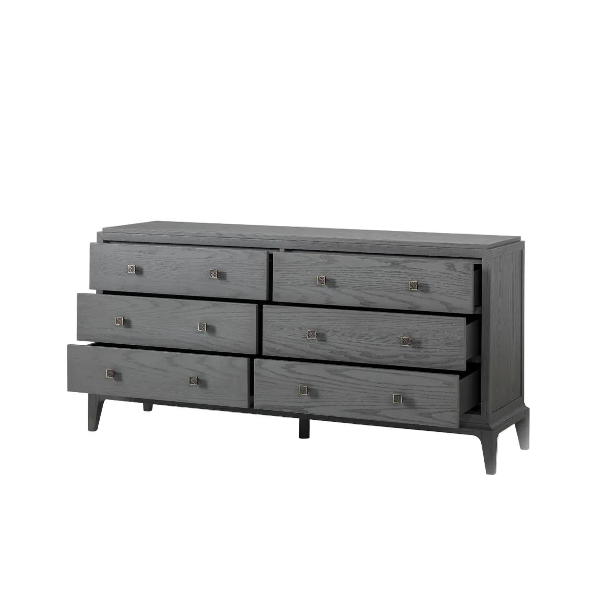 Eccotrading Astoria 6 Drawer Chest – Graphite Grey - Image 3