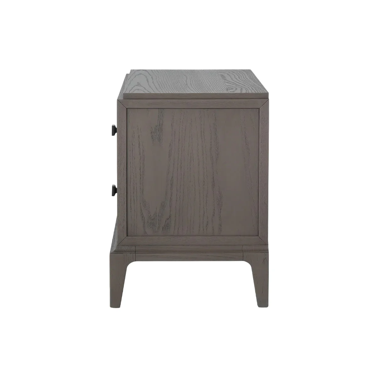 Eccotrading Astoria Large Bedside Table – Macchiato and Grey Faux Shagreen - Image 5