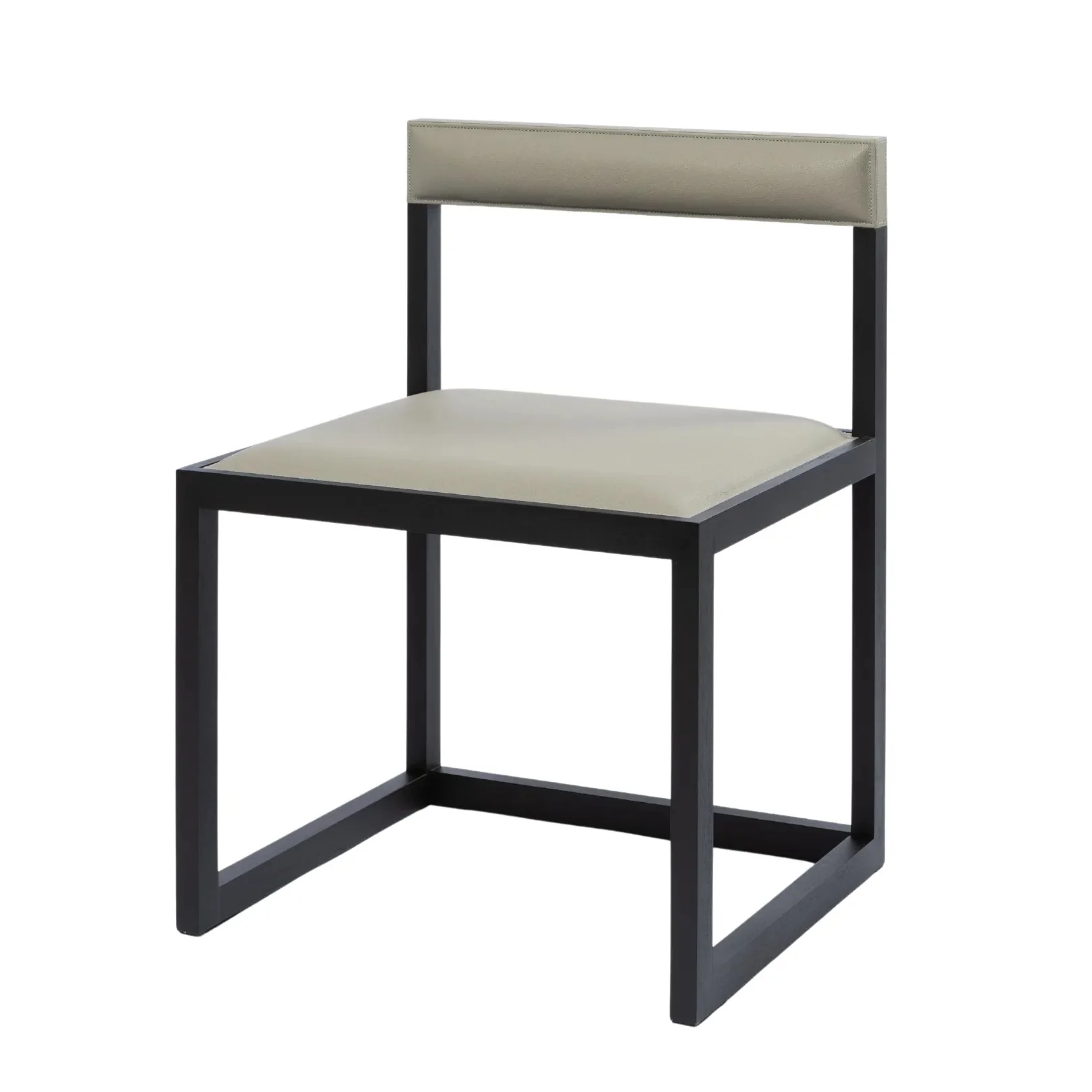 Eccotrading Compact Desk and Chair - French Grey Leather - Image 3