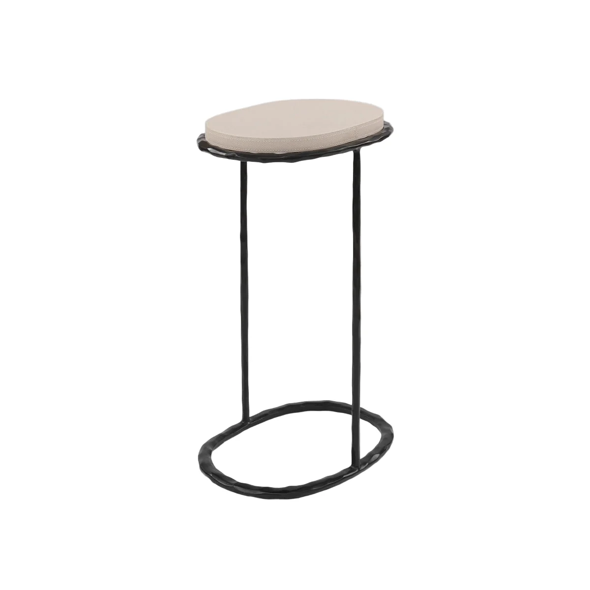 Eccotrading Forge Cocktail Table - Bronze Nera and Pumice Leather