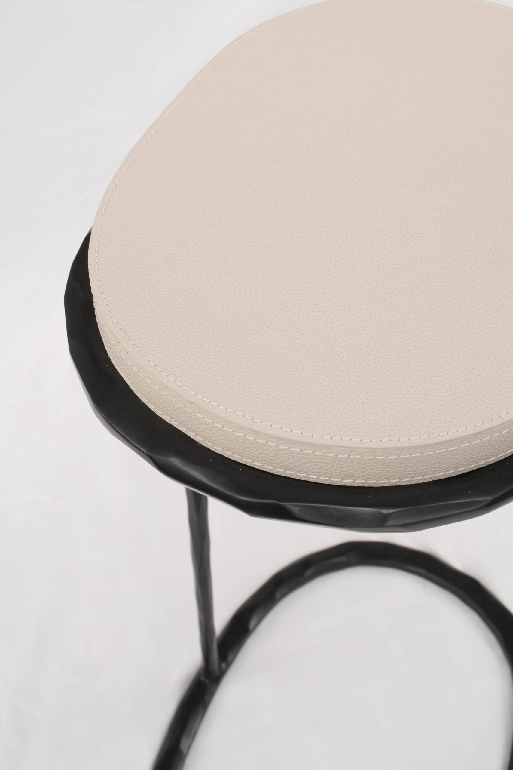 Eccotrading Forge Cocktail Table - Bronze Nera and Pumice Leather - Image 4