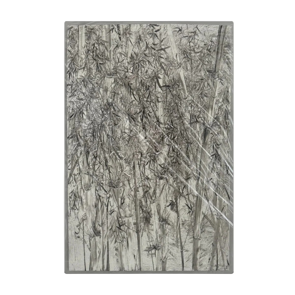 Eccotrading Silver Forest Wall Paper Art – Large