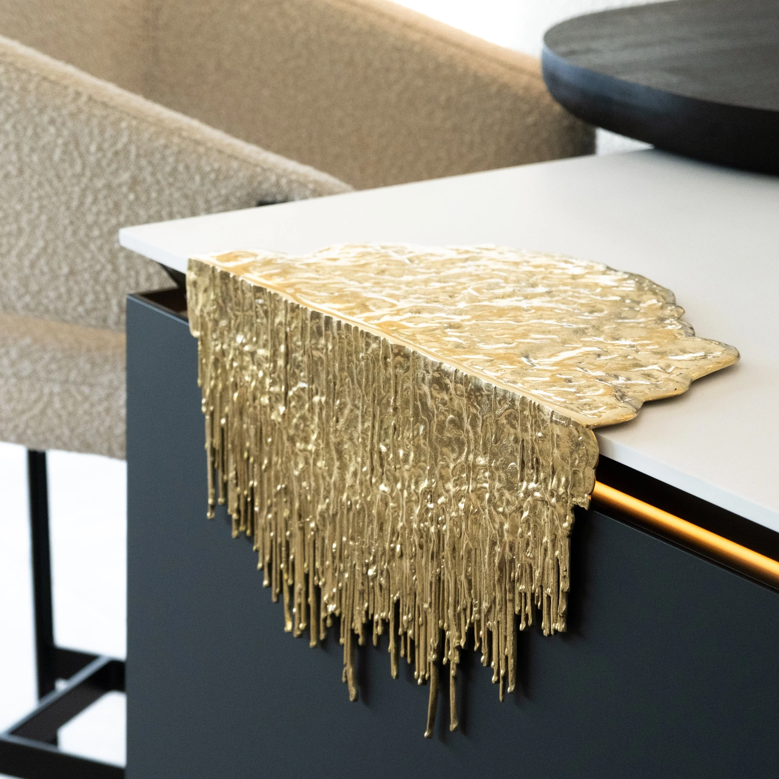 Eichholtz Grove Golden Drips Table Decorative Object - Image 5