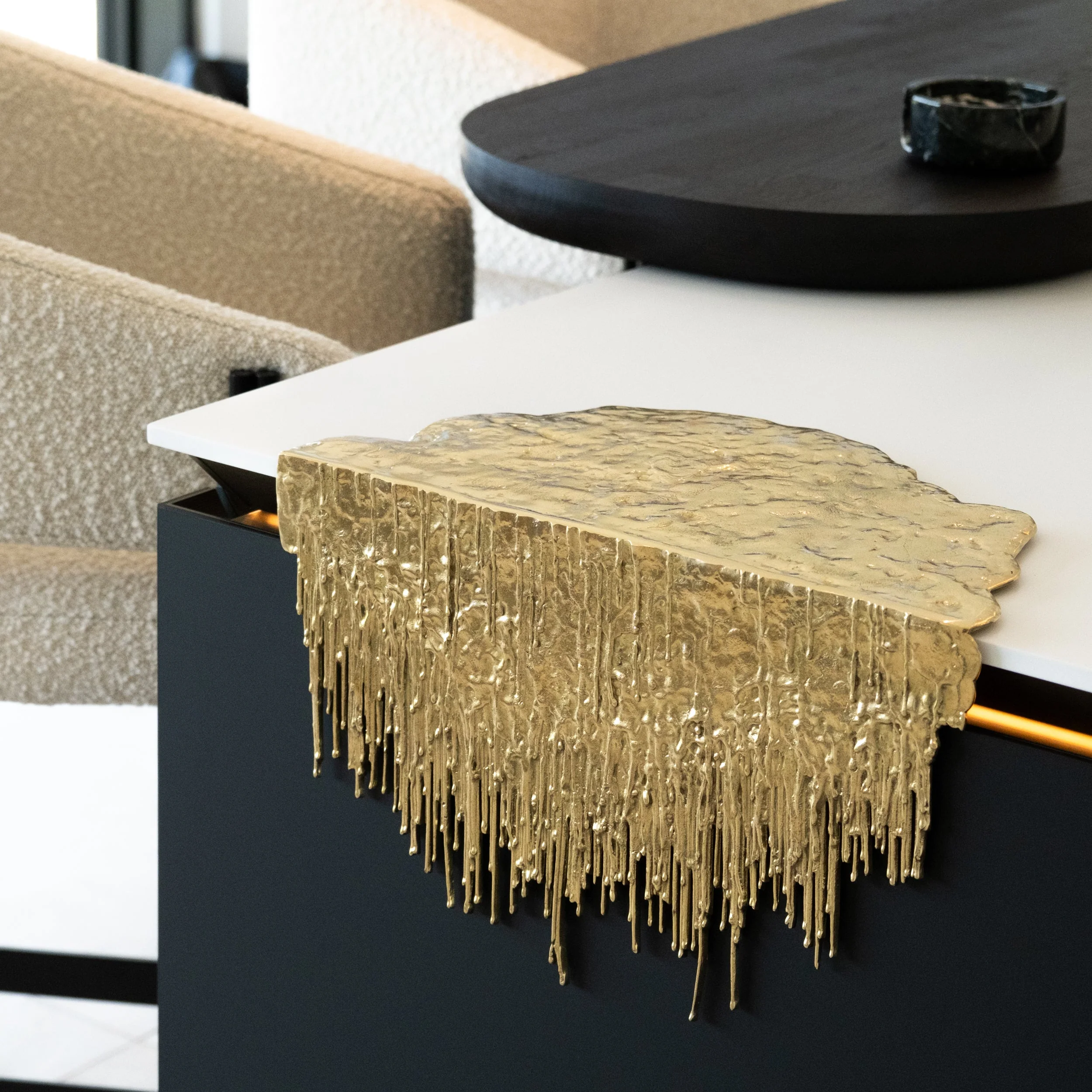 Eichholtz Grove Golden Drips Table Decorative Object - Image 6