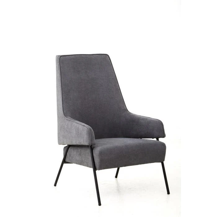 Elara Chair – Ash Velvet - Image 2