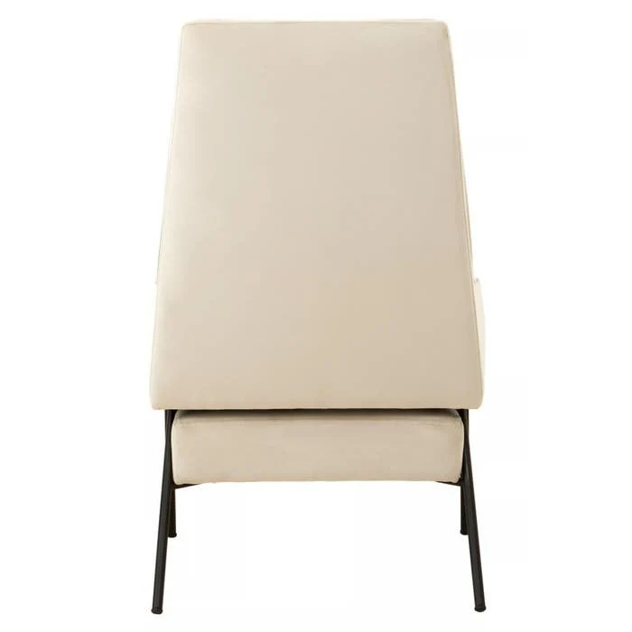 Elara Chair – Cream Velvet - Image 4