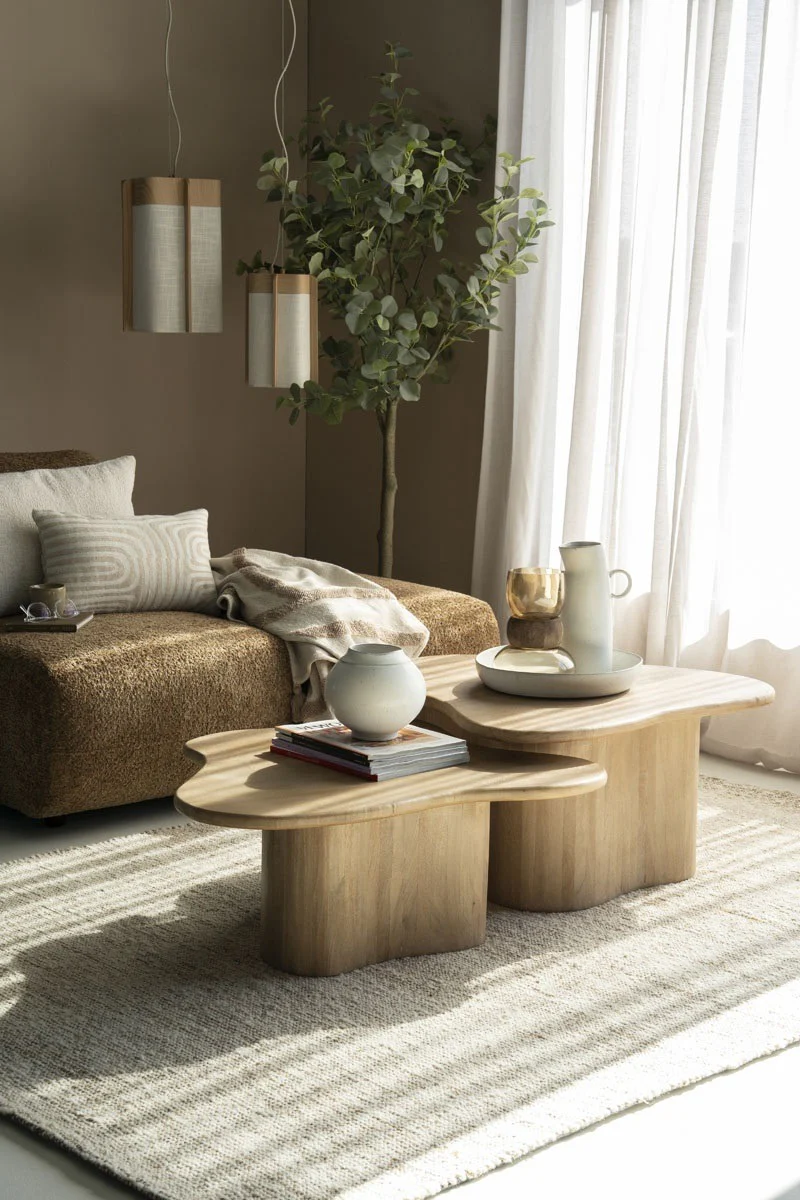 Elowen Coffee Table – Set of 2 – Natural - Image 2