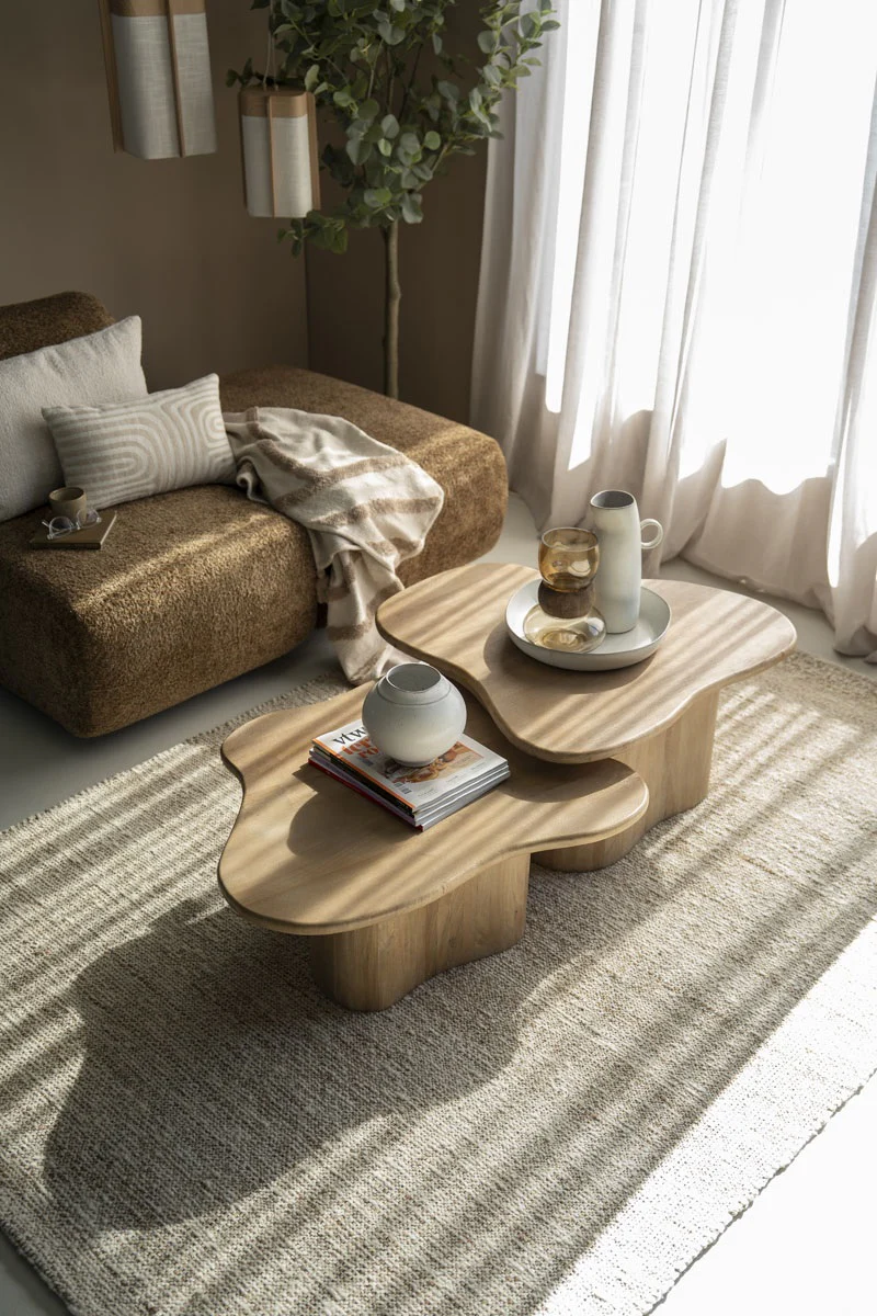 Elowen Coffee Table – Set of 2 – Natural - Image 4