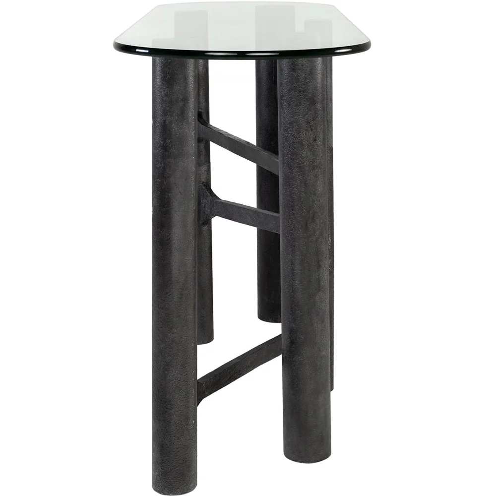 Emmett Console Table in Antique Black - Image 2