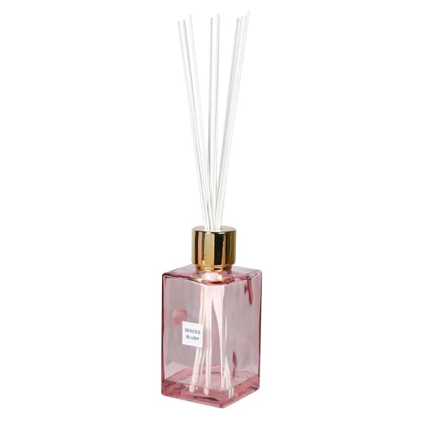 Enormous Amora Blush Reed Diffuser with Pink Glass Bottle - Image 2
