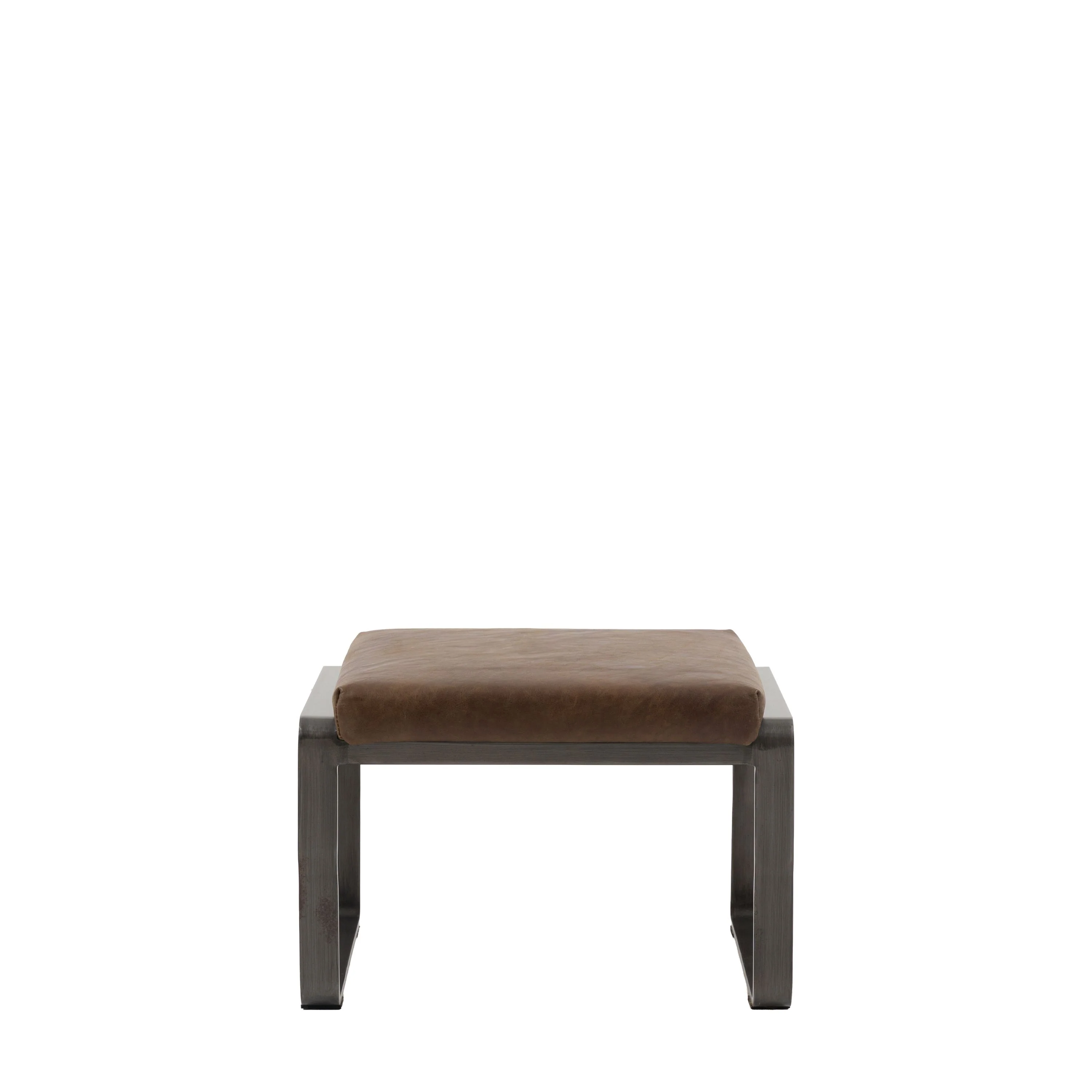 Erasmus Stool – Brown Leather