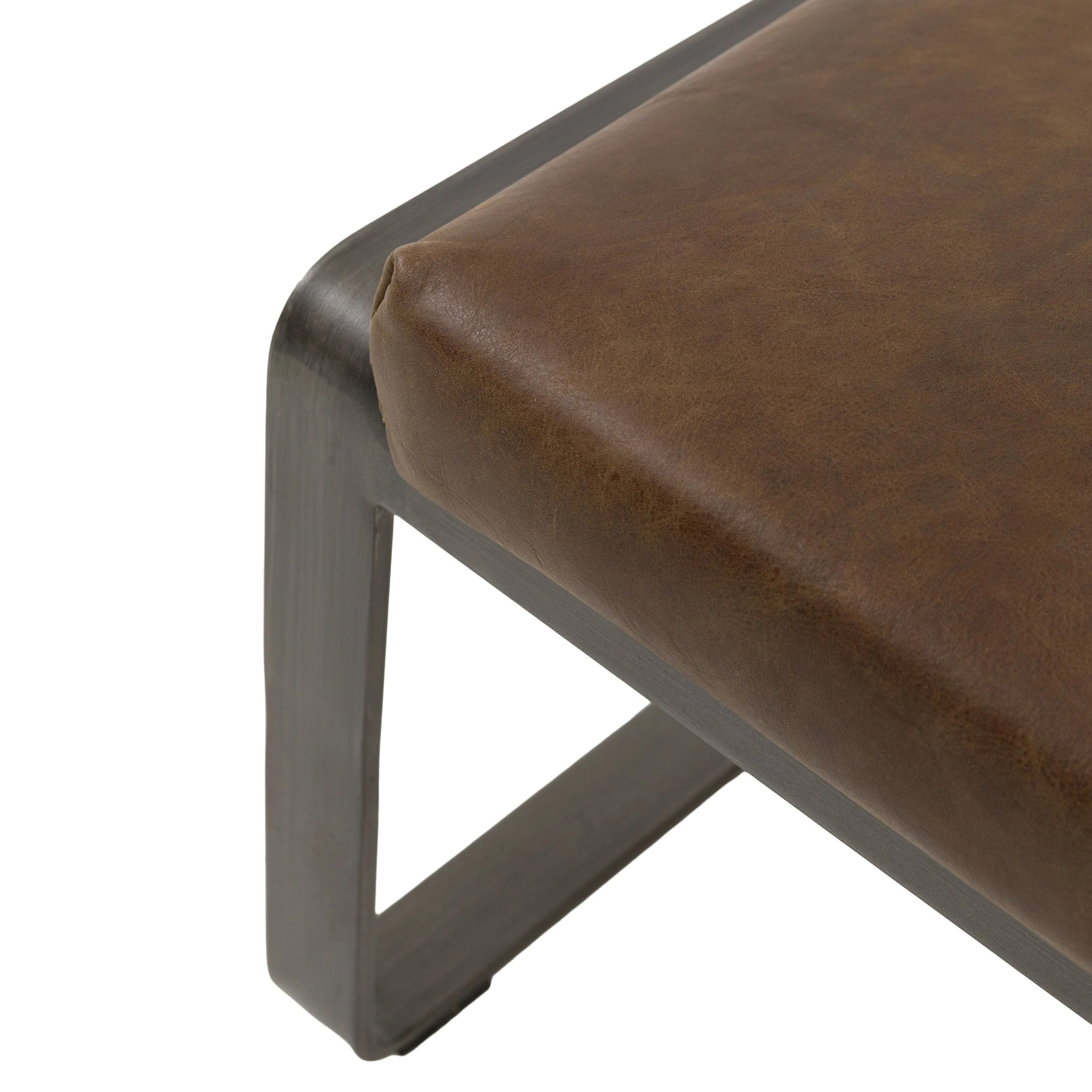 Erasmus Stool – Brown Leather - Image 5