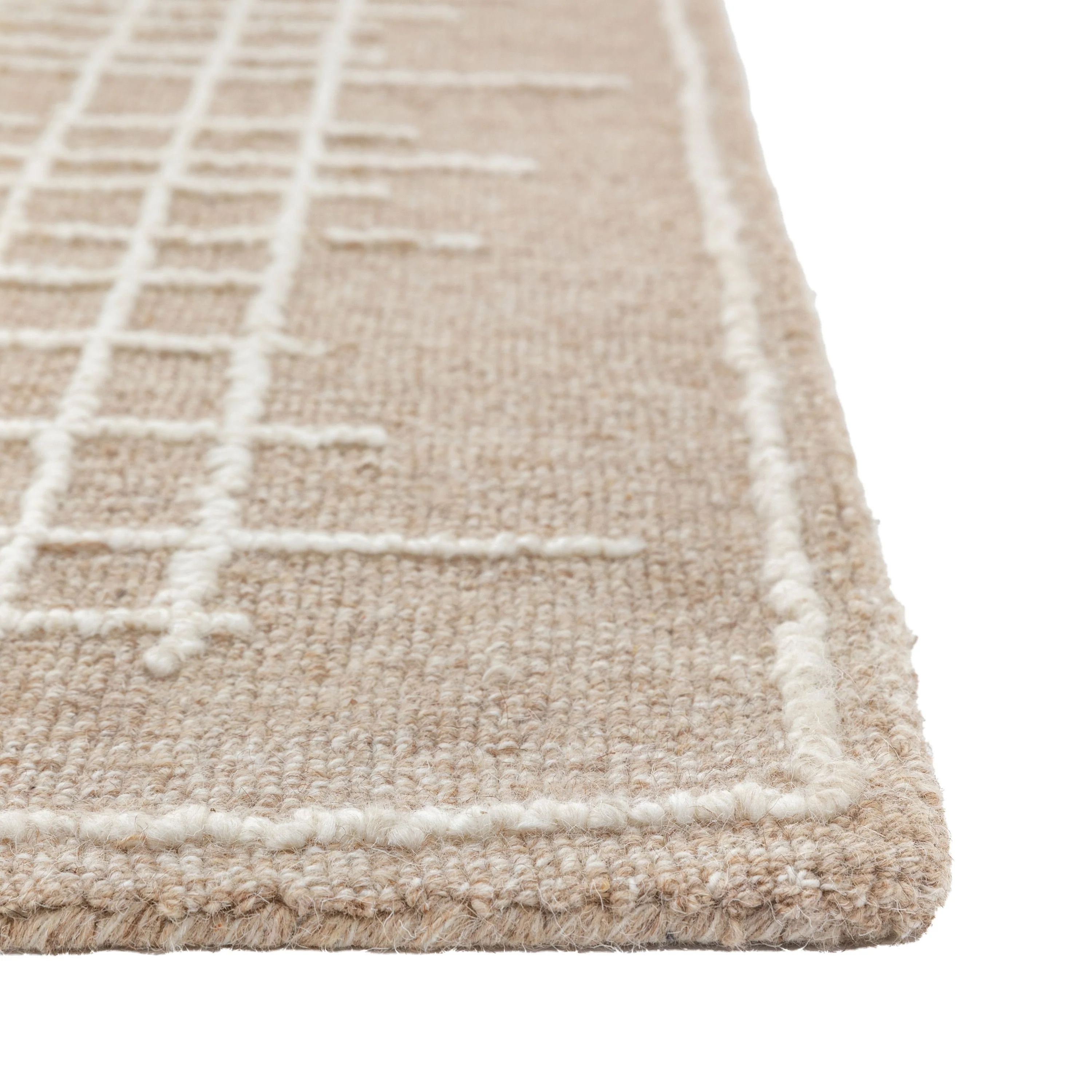 Esme Tufted Cream Rug – Small - Image 2