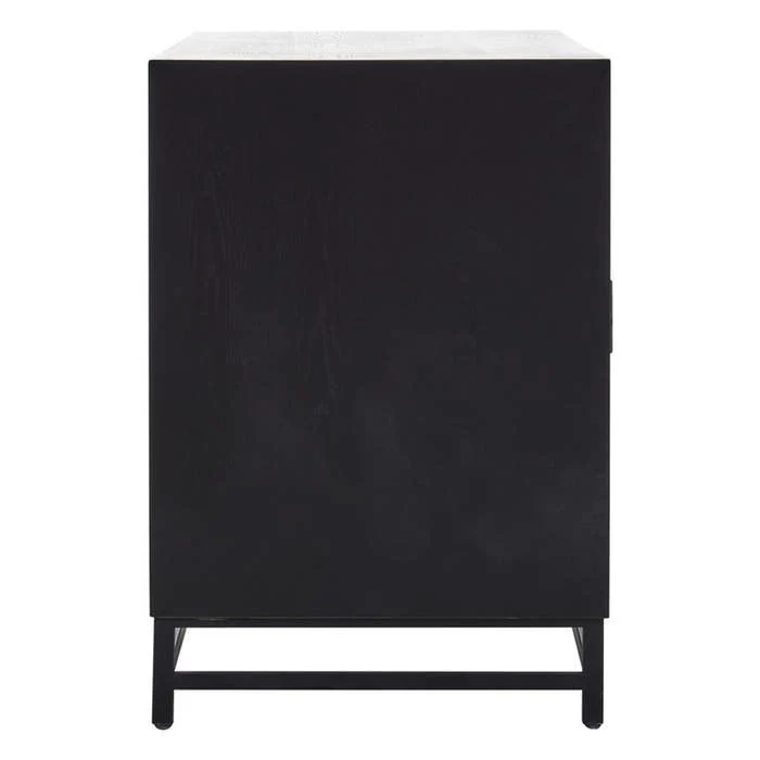 Evangeline Geometric Sideboard – Black - Image 4
