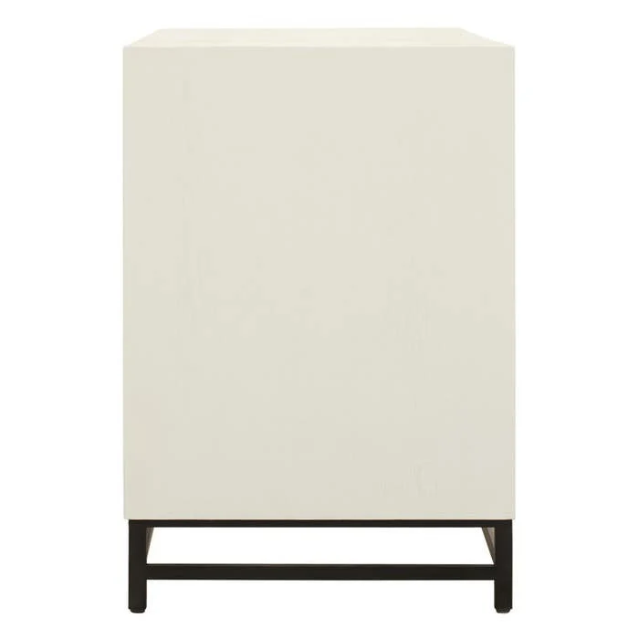 Evangeline Geometric Sideboard – White - Image 4