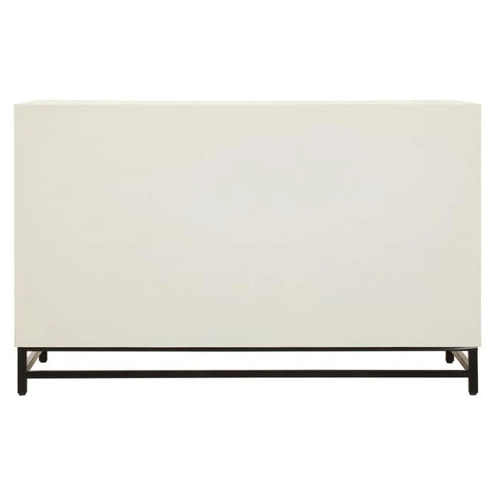Evangeline Geometric Sideboard – White - Image 5