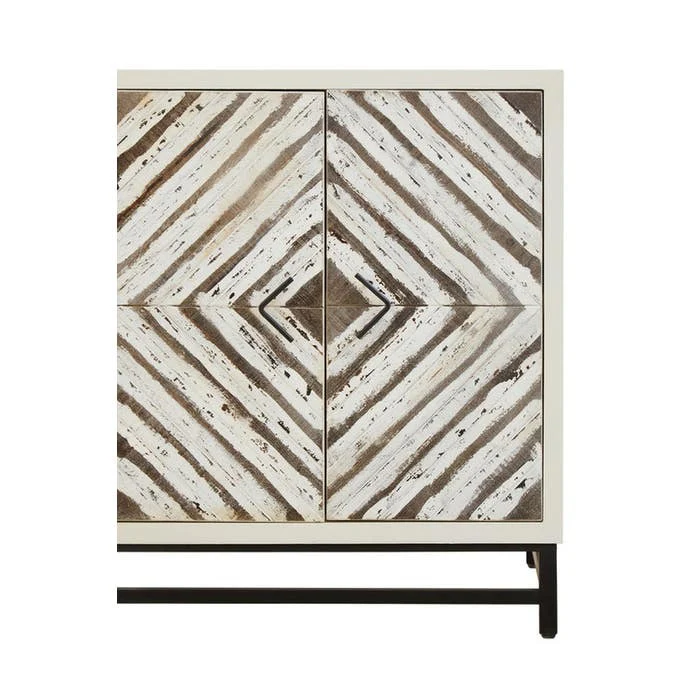 Evangeline Geometric Sideboard – White - Image 6