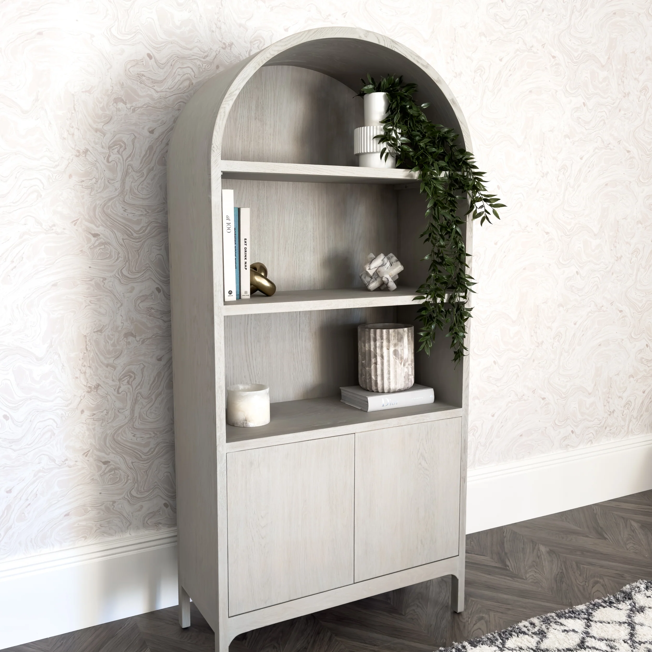 Finnick Arched Display Cabinet - Image 6
