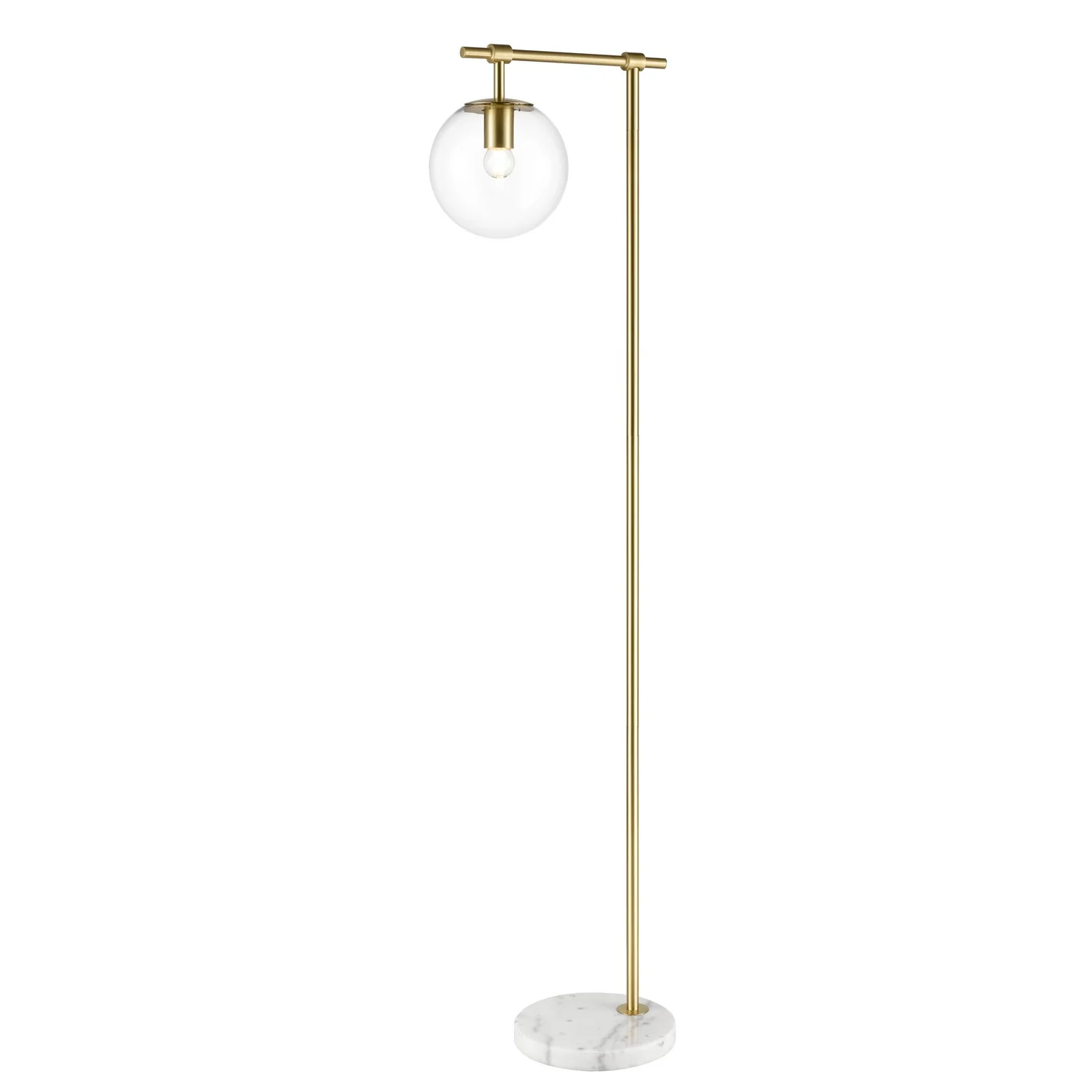 Franklite Avenue Floor Lamp – Matte Brass