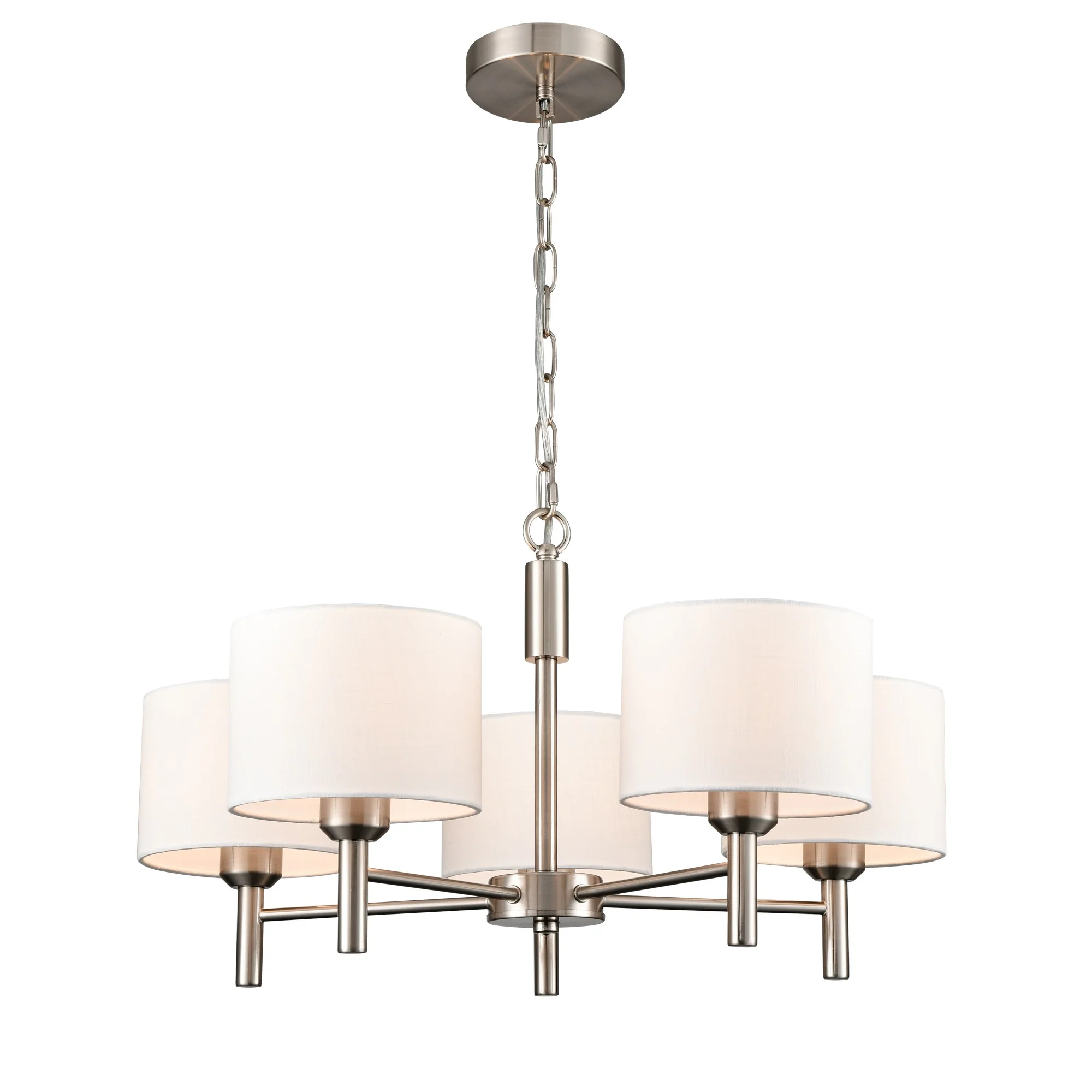 Franklite Barolo Light Fitting – Satin Nickel – 5 Lights - Image 2