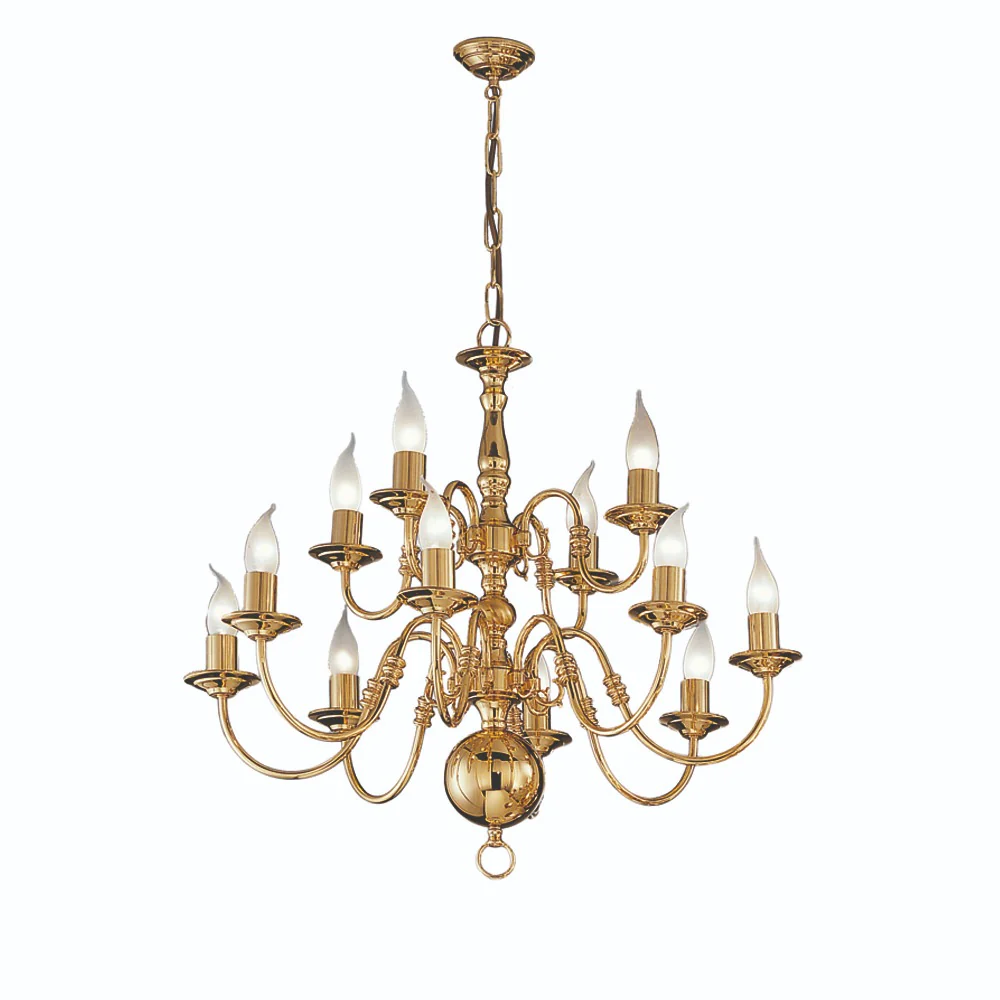 Franklite Delft Chandelier – 12 Lights