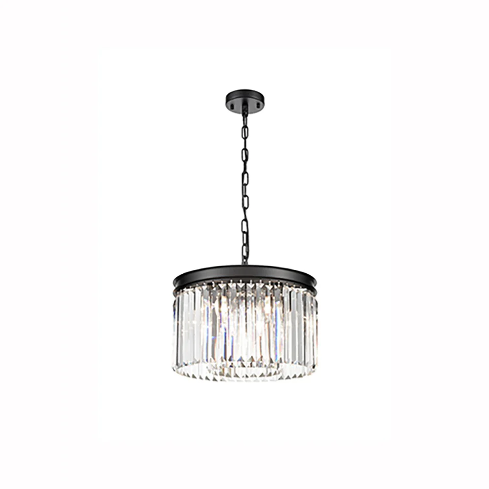 Franklite Perdita Pendant Light – Black – 5 lights