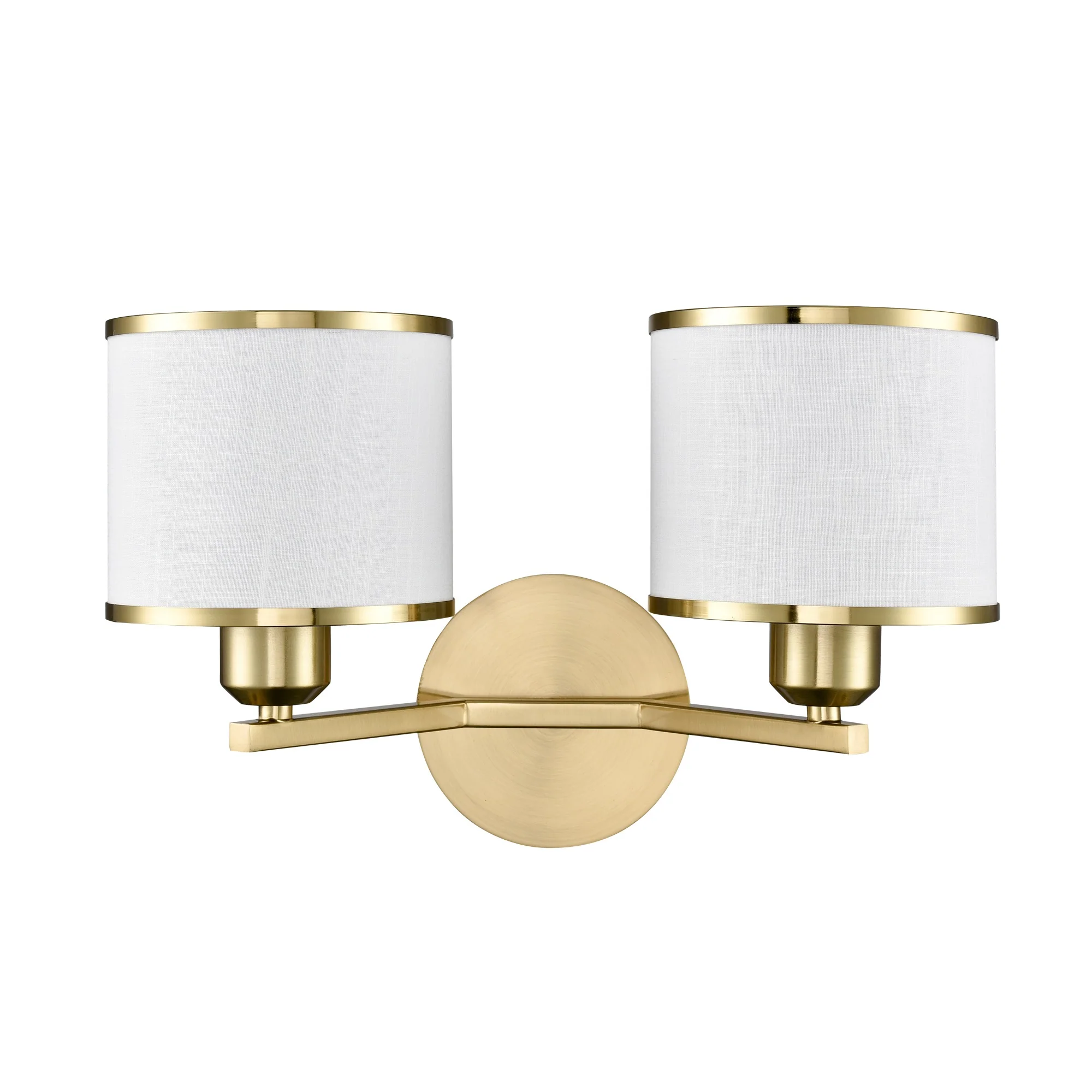Franklite Sirius Wall Light – 2 Lights – Aged Brass