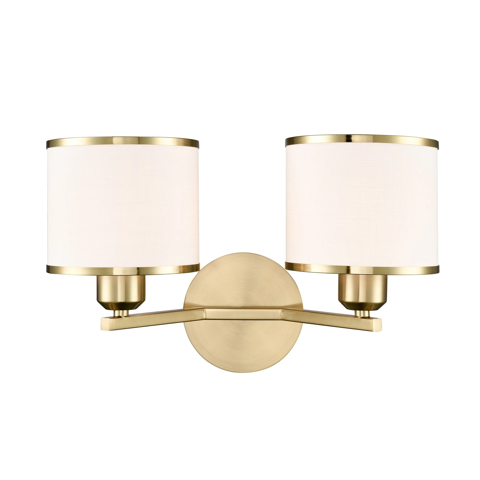 Franklite Sirius Wall Light – 2 Lights – Aged Brass - Image 2