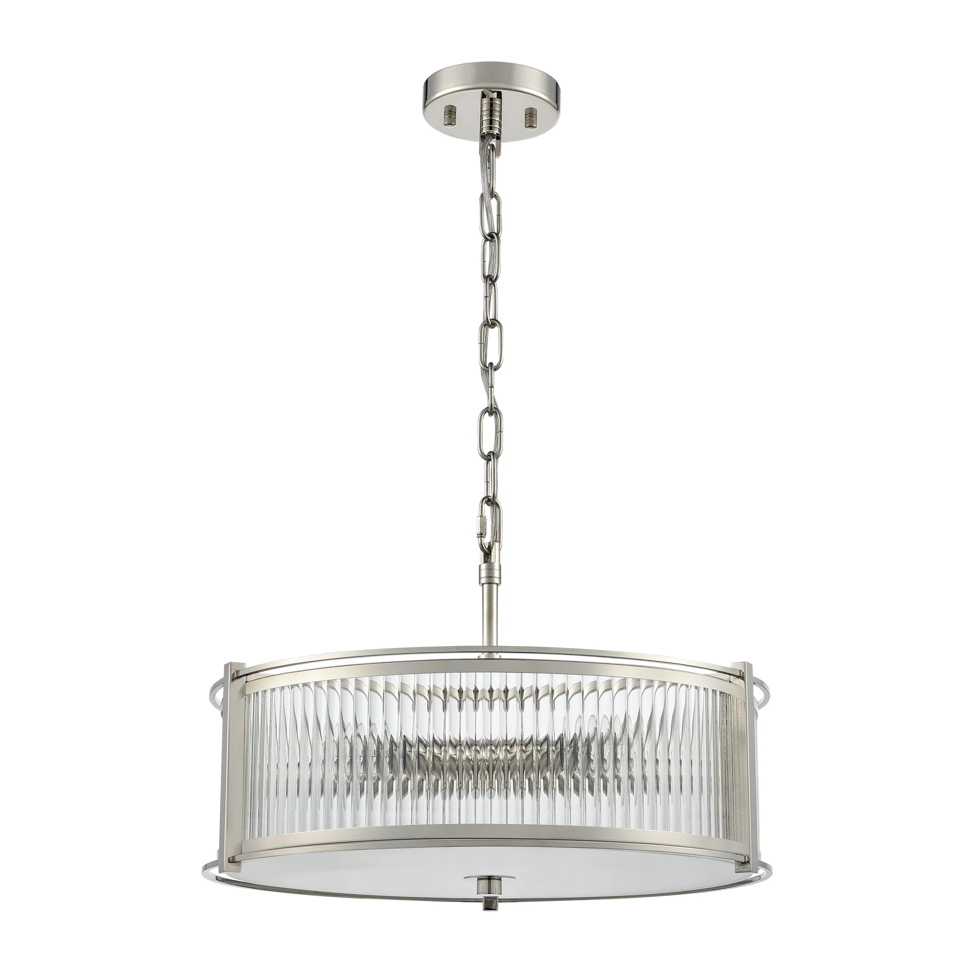 Franklite Sloane 5 Light Pendant – Polished Nickel