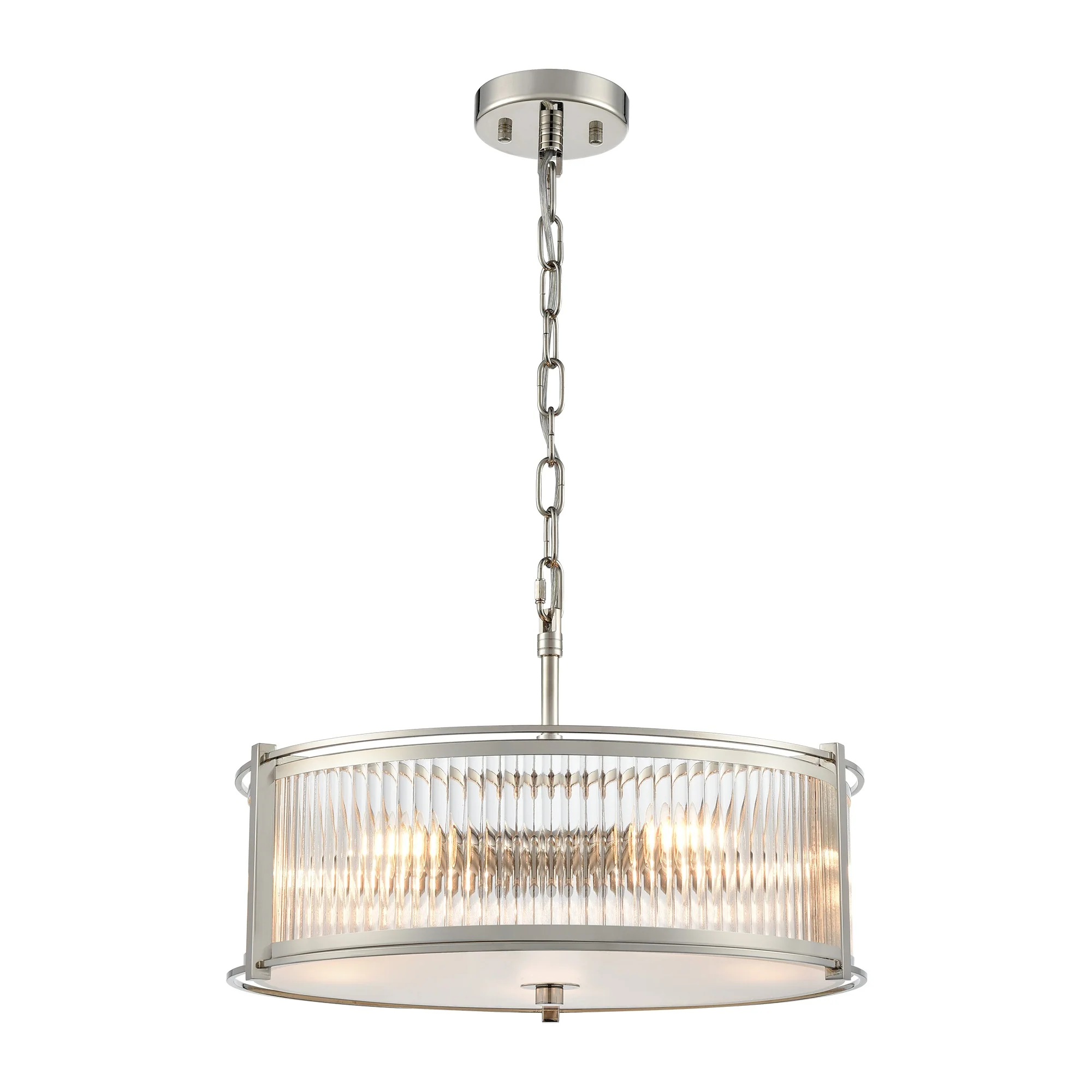 Franklite Sloane 5 Light Pendant – Polished Nickel - Image 2