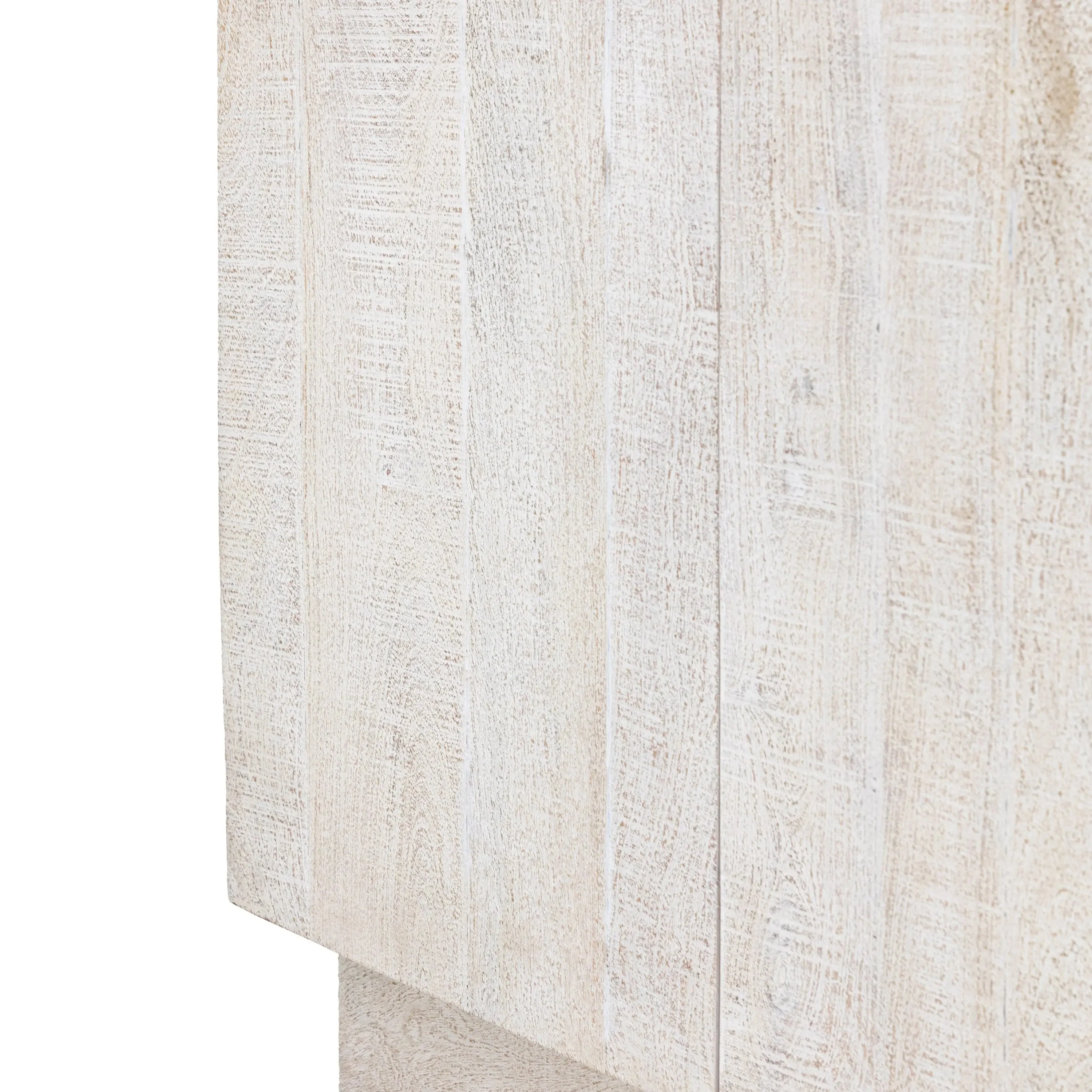 Girisha 4 Door Sideboard – Whitewash - Image 5