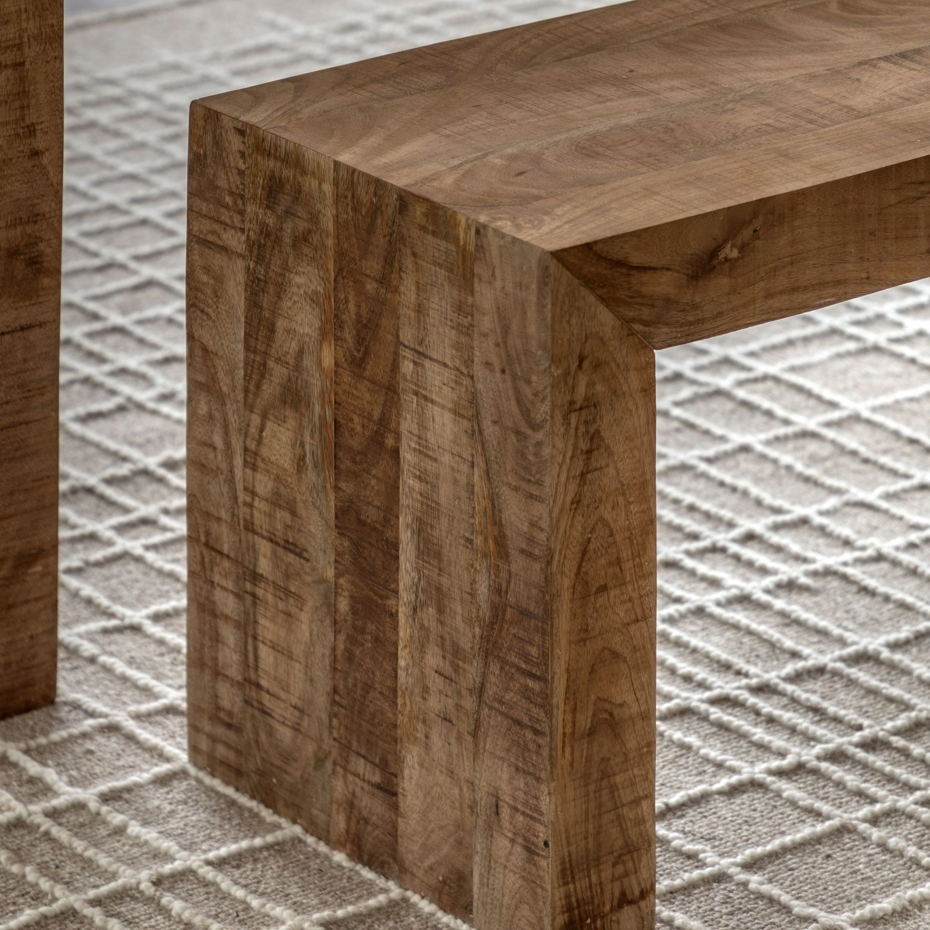 Girisha Dining Bench – Natural - Image 5
