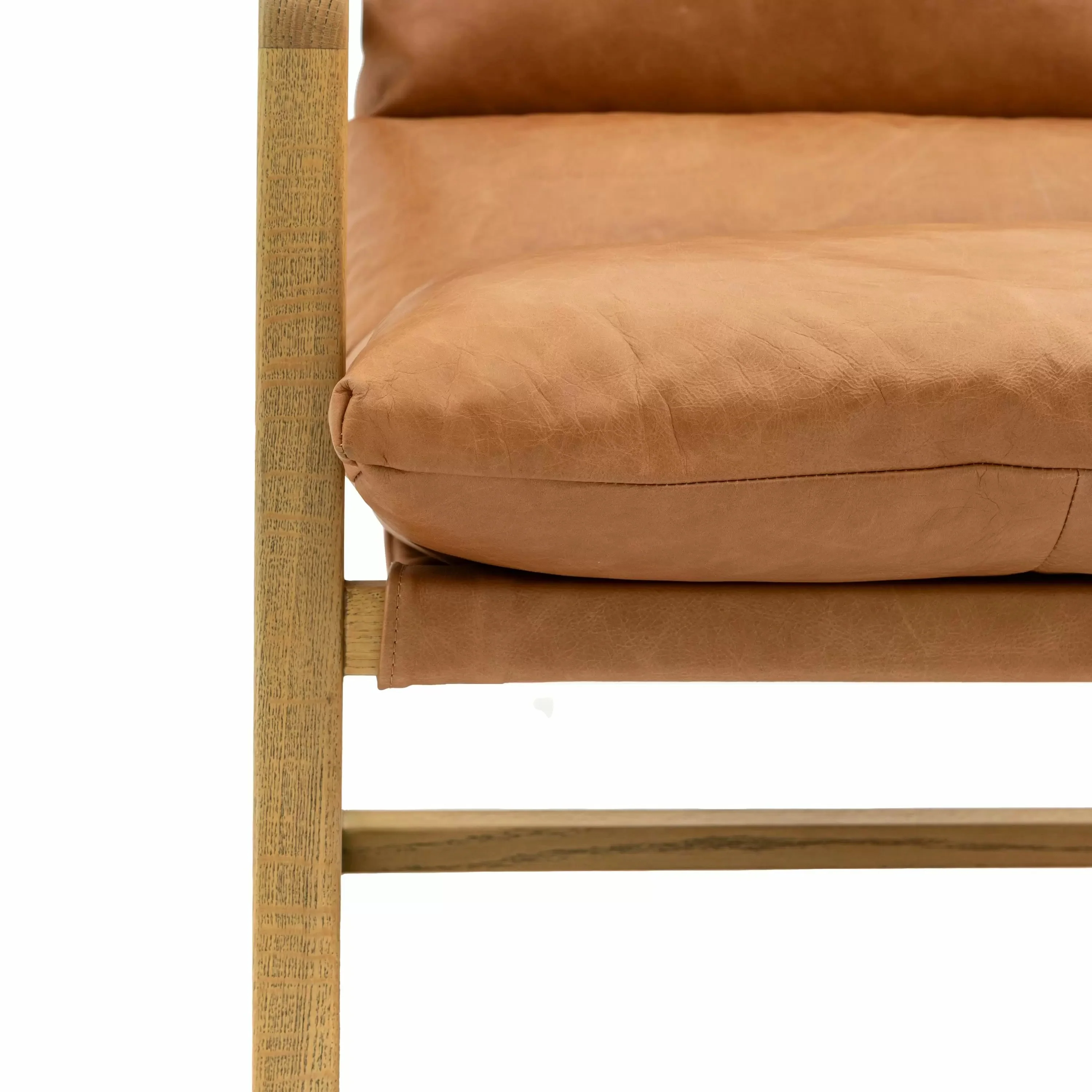 Harbour Leather Chair – Vintage Brown - Image 6