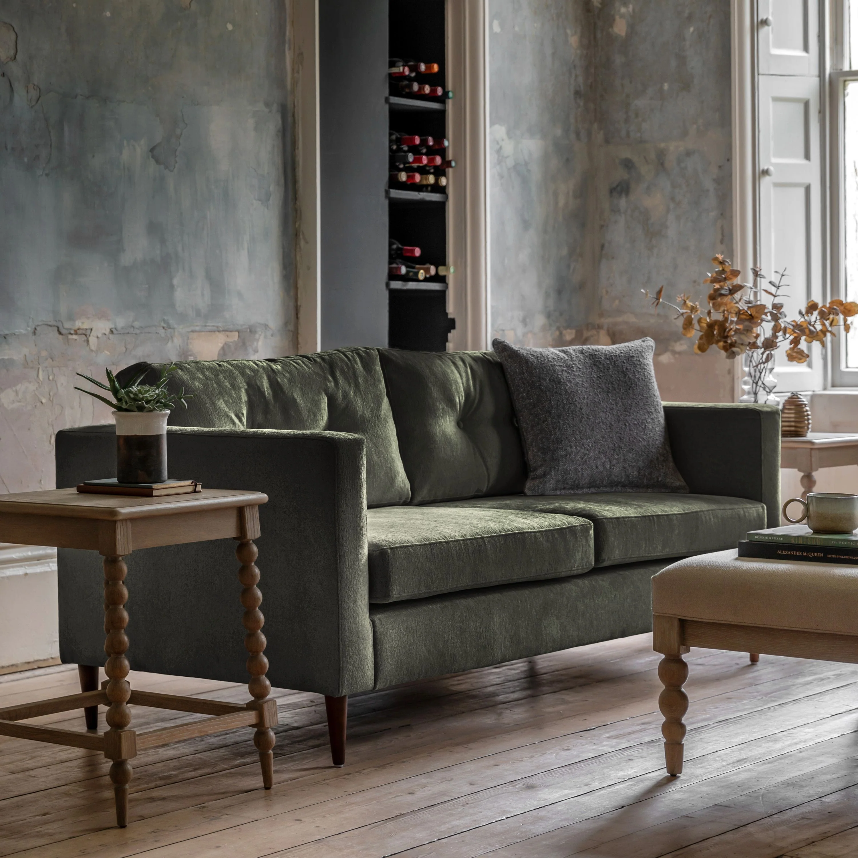 Harland 3 Seater Sofa β Forest Green - Image 5